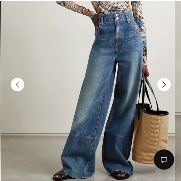 Ulla Johnson The Margot Jean Danube Dark Indigo Wash 30 - Picture 2 of 14